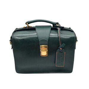 Old Trend Dark Green Genuine Leather Doctor Transport Satchel Bag